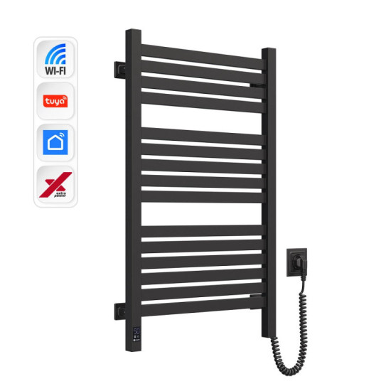 Полотенцесушитель Navin Авангард X 480x800 Sensor Wi-Fi 12-272055-4880 правый черный муар