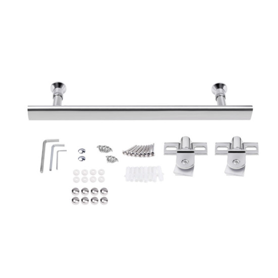 Душова кабіна Lidz Dozorca SC90x90.CRM.LOW.TR прозоре 6 мм без піддону