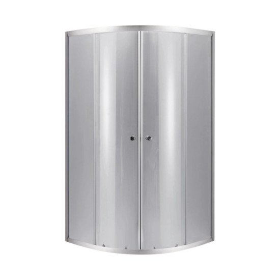 Душова кабіна Lidz Latwa SC90x90.SAT.LOW.DGR тоноване 4 мм + Lidz Kapielka ST90x90x14