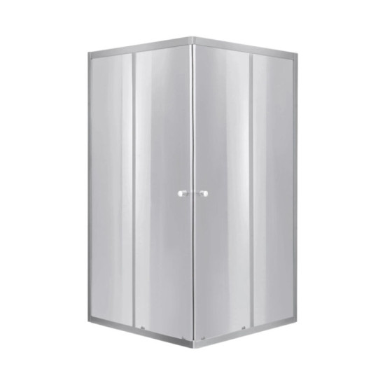 Душова кабіна Lidz Wawel SC90x90.SAT.LOW.DGR тоноване 4 мм + Lidz Kapielka ST90x90x14