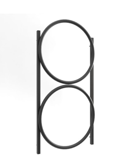 Рушникосушарка Genesis Aqua Aura 122x60 чорний