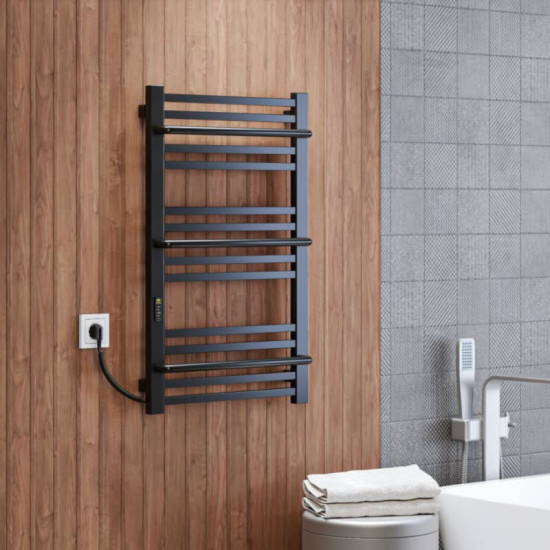 Полотенцесушитель Kosser Мира 800х500/15 EL тайм. черный