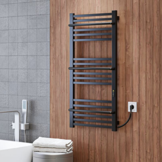 Рушникосушарка Kosser Міра 1000х500/18 ER тайм. чорний