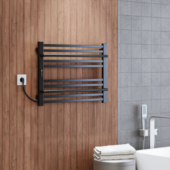 Полотенцесушитель Kosser Мира 500х700/10 EL тайм. черный