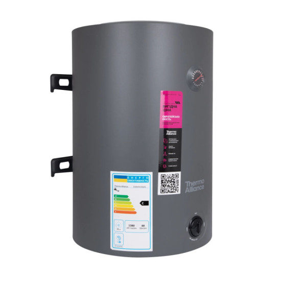 Водонагрівач Thermo Alliance 80 л Grey універсальний, мокрий ТЕН 1,5 кВт D80VH15Q3G