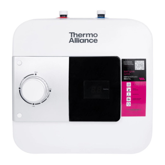 Водонагрівач Thermo Alliance 10 л під миття вертикальний, мокрий ТЕН 1,5 кВт SF10S15N