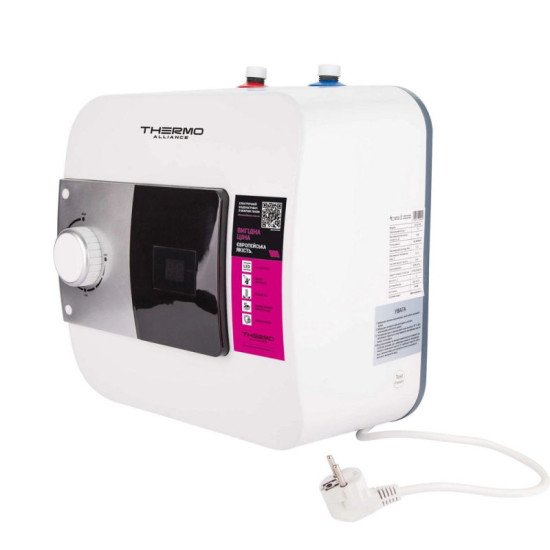 Водонагрівач Thermo Alliance 15 л під миття вертикальний, мокрий ТЕН 1,5 кВт SF15S15N