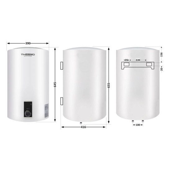 Водонагреватель Thermo Alliance 50 л вертикальный, сухой ТЭН 2,0 кВт D50V20J2(D)K