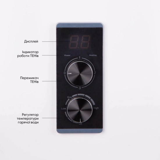 Водонагрівач Thermo Alliance 80 л плоский вертикальний сухий ТЕН 2 кВт (0,8+1,2) DT80V20G(PD)-D/2