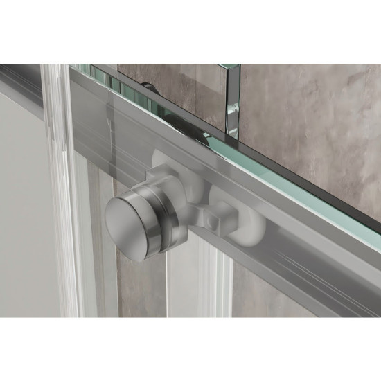 Душевая кабина Koer SR SC03-90x90x200-TR-02 прозрачное стекло Easy Clean 6мм SS Color (KR5680)