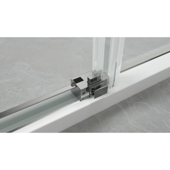 Душевая кабина Koer SR SC03-90x90x200-TR-02 прозрачное стекло Easy Clean 6мм SS Color (KR5680)