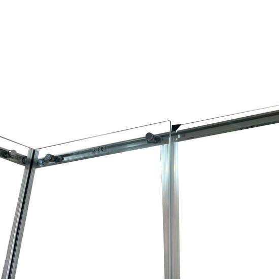 Душевая кабина Koer SR SC03-90x90x200-TR-02 прозрачное стекло Easy Clean 6мм SS Color (KR5680)