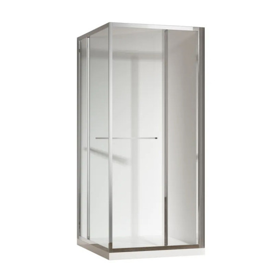 Душова кабіна Koer SR SC09-90x90x200-R-TR-01 прозоре скло Easy Clean 6мм Хром (KR5770)