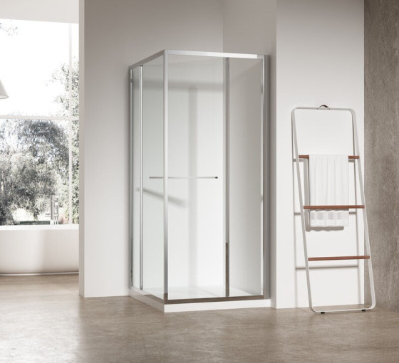 Душова кабіна Koer SR SC09-90x90x200-R-TR-01 прозоре скло Easy Clean 6мм Хром (KR5770)