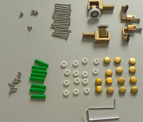 Душова кабіна Koer SR SC09-90x90x200-R-TR-12 прозоре скло Easy Clean 6мм Матове золото (KR5771)