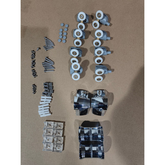 Душова кабіна Mixxus CUBIC SC01-90x90x185-TR CHROME прозоре скло 4мм NEW (MI8366)