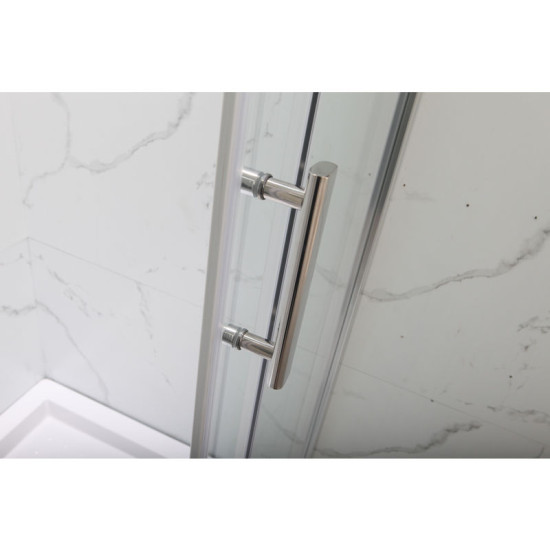 Душова кабіна Mixxus HARD SCT01-100x80x198-TR CHROME прозоре скло 5мм NEW (2 ящ) (MI8367)