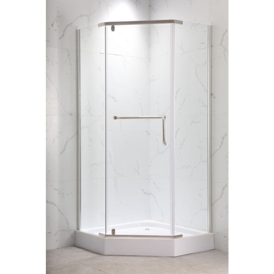 Душова кабіна Mixxus LINES SCT01-90x90x198-TR CHROME прозоре скло 6мм NEW (2 ящ) (MI8370)