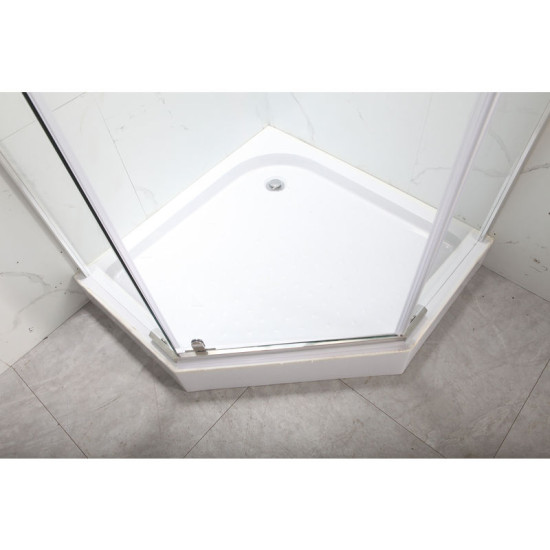 Душова кабіна Mixxus LINES SCT01-90x90x198-TR CHROME прозоре скло 6мм NEW (2 ящ) (MI8370)