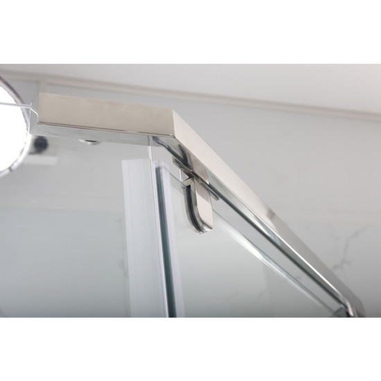 Душова кабіна Mixxus LINES SCT01-90x90x198-TR CHROME прозоре скло 6мм NEW (2 ящ) (MI8370)