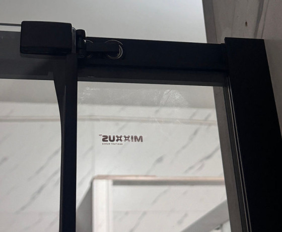 Душова кабіна Mixxus Premium Quadro SC01-120x80x195-TR Black прозоре скло 6мм (MI8293)