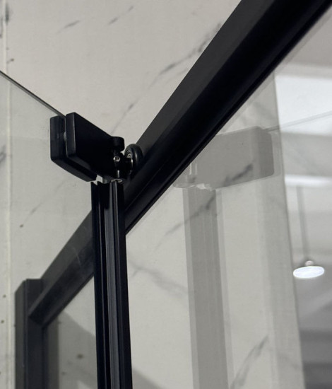 Душова кабіна Mixxus Premium Quadro SC01-120x80x195-TR Black прозоре скло 6мм (MI8293)