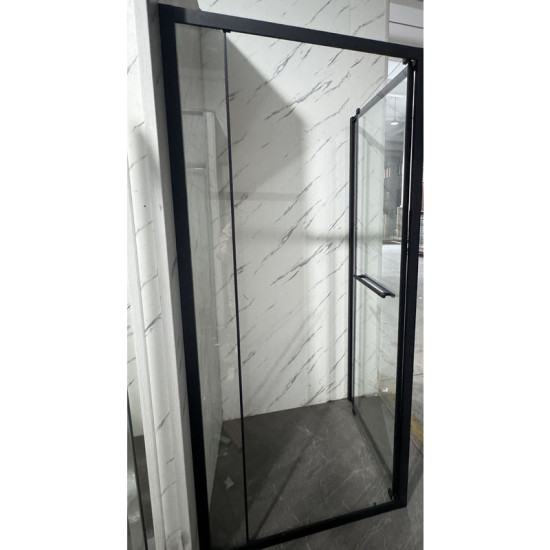 Душова кабіна Mixxus Premium Quadro SC01-90x90x195-TR Black прозоре скло 6мм (MI8292)