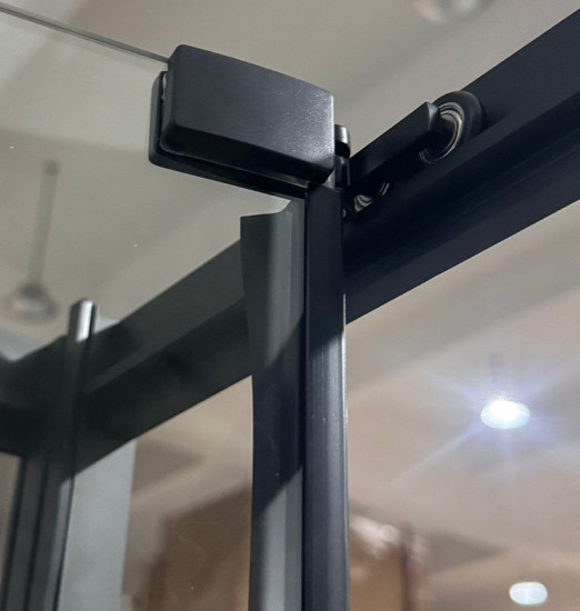 Душова кабіна Mixxus Premium Quadro SC01-90x90x195-TR Black прозоре скло 6мм (MI8292)