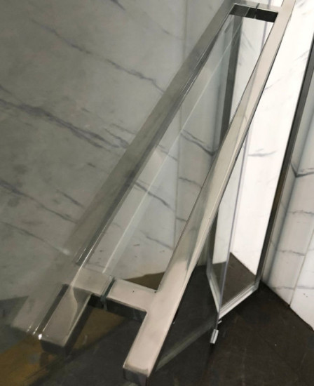 Душова кабіна Mixxus Premium Quadro SC01-90x90x195-TR Chrome прозоре скло 6мм (MI8290)