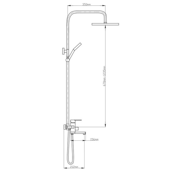 Душевая система Mixxus Relax 009-J (MI8274)