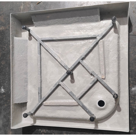 Душевой поддон Mixxus CUBIC ST01-90x90x13 квадратный диаметр слива 52 мм NEW (MI8371)