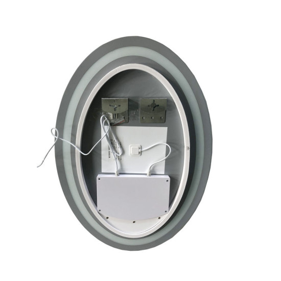 Зеркало Zerix Fusion MV01-50x70 с LED Touch, Anti-fog, димером, регулятором яркости (ZX6067)