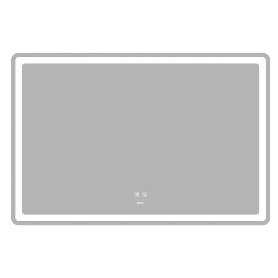 Дзеркало Zerix Mirra MR05-120x80 з LED Touch, Anti-fog, димером, регулятором яскравості (ZX6061)
