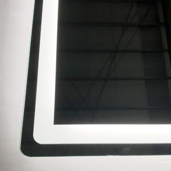 Дзеркало Zerix Mirra MR05-90x70-REVERSE із LED Touch, Anti-fog, димером, регулятором яскравості (ZX6059)