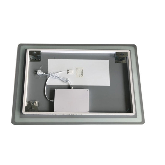 Дзеркало Zerix Mirra MR05-90x70-REVERSE із LED Touch, Anti-fog, димером, регулятором яскравості (ZX6059)