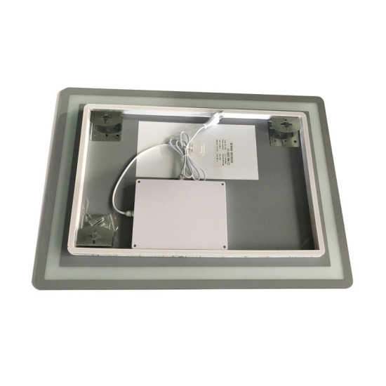 Дзеркало Zerix Sansa MR01-70x50-REVERSE із LED Touch, Anti-fog, димером, регулятором яскравості (ZX6050)