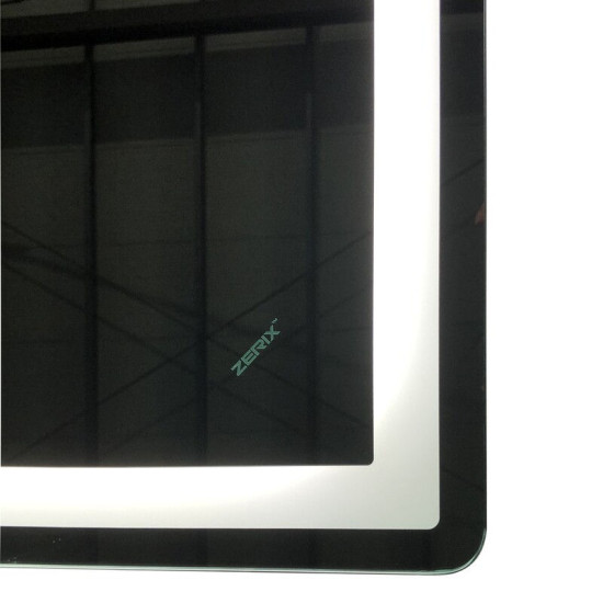 Дзеркало Zerix Sansa MR01-70x50-REVERSE із LED Touch, Anti-fog, димером, регулятором яскравості (ZX6050)