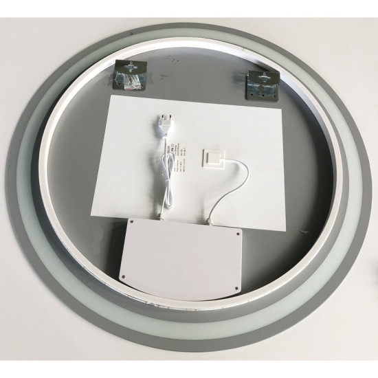 Дзеркало Zerix Solo MC01-80 з LED Touch, Anti-fog, димером, регулятором яскравості (ZX6064)