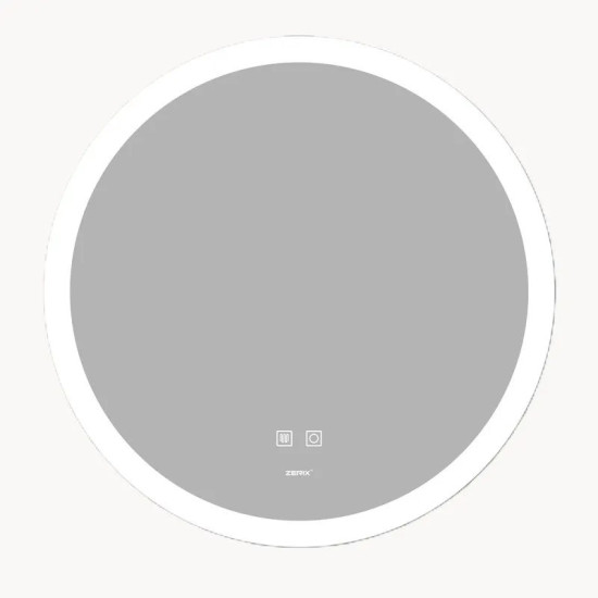 Дзеркало Zerix Solo MC02-60 з LED Touch, Anti-fog, димером, регулятором яскравості (ZX6065)
