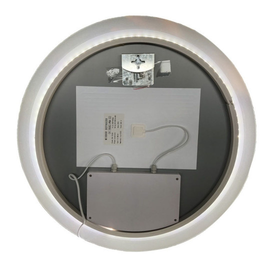 Дзеркало Zerix Solo MC02-80 з LED Touch, Anti-fog, димером, регулятором яскравості (ZX6066)