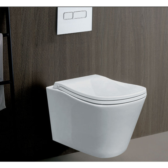 Унитаз подвесной Koer TT-0102-T3 520x360x360mm система смыва TORNADO 3.0 (KR5616)