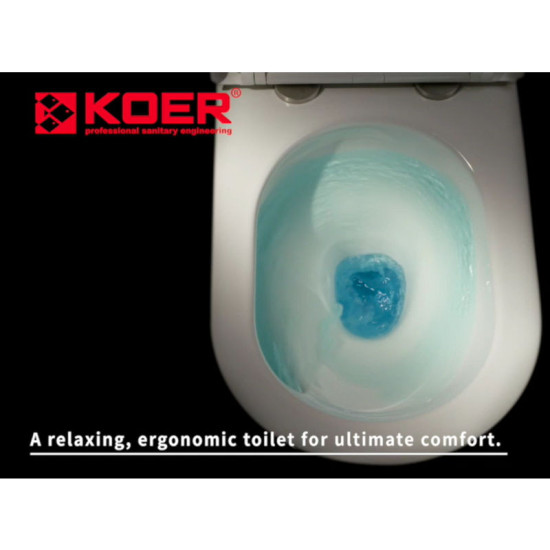 Унітаз-компакт Koer TT-0202-T3 670x390x860mm система змиву TORNADO 3.0 (KR5614)
