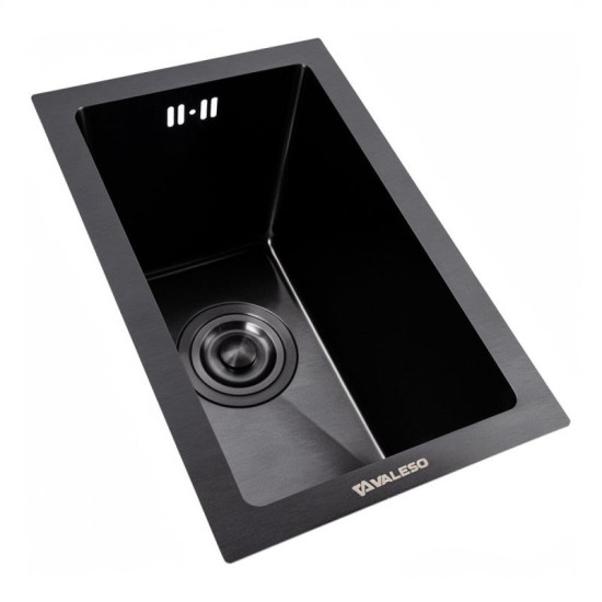 Кухонная мойка Valeso Handmade 25*40  PVD черная (3,0/0,8)