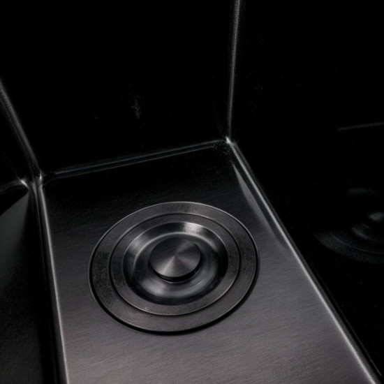 Кухонная мойка Valeso Handmade 25*40  PVD черная (3,0/0,8)