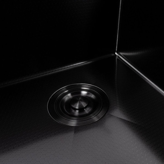 Кухонная мойка Valeso Handmade DECOR Handmade черная