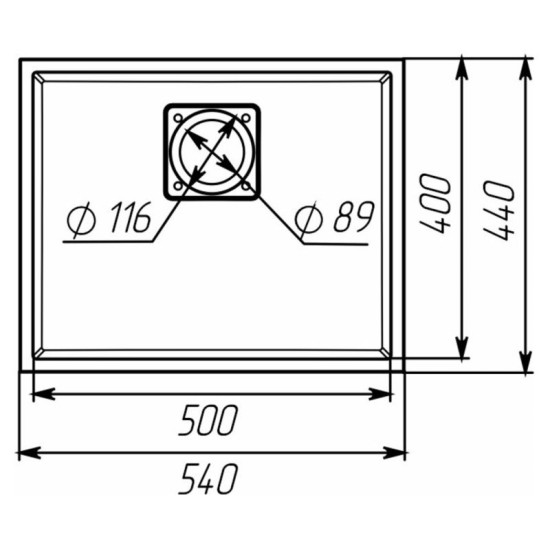 Кухонна мийка Valeso 5444 AMELI графіт