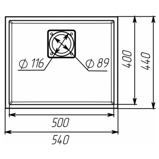 Кухонна мийка Valeso 5444 AMELI карбон