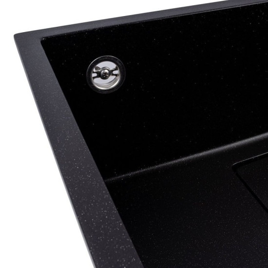 Кухонна мийка Valeso 5444 AMELI чорний металік