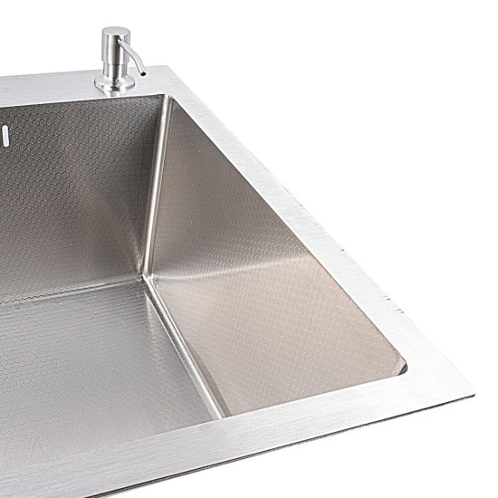 Кухонная мойка Valeso Handmade 70*50 DECOR (3.0/0.8)