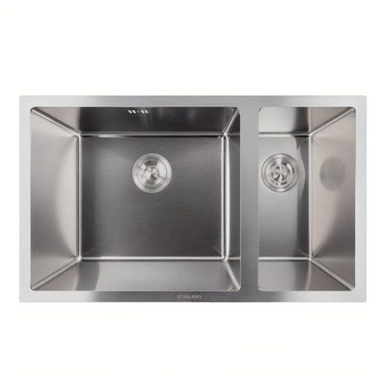 Кухонная мойка Valeso Handmade 76*45 под столешницу (3.0/0.8)